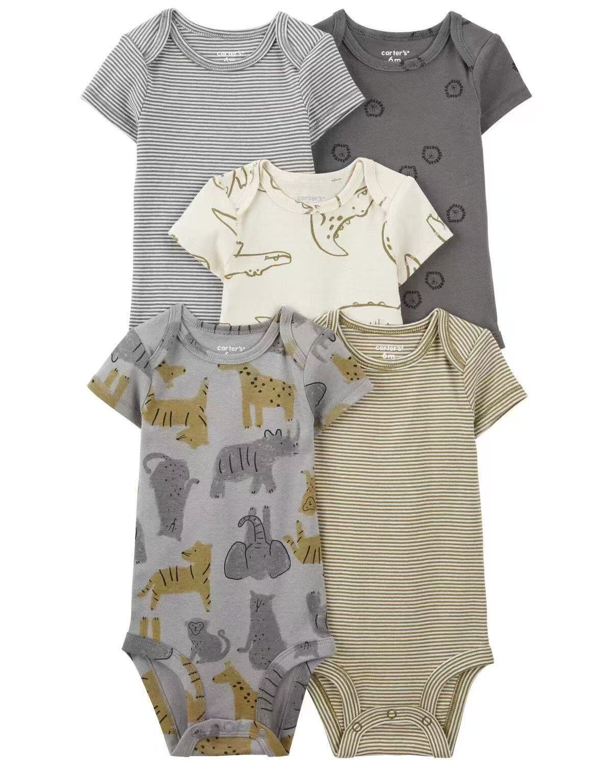 Cotton Baby Bodysuit Set