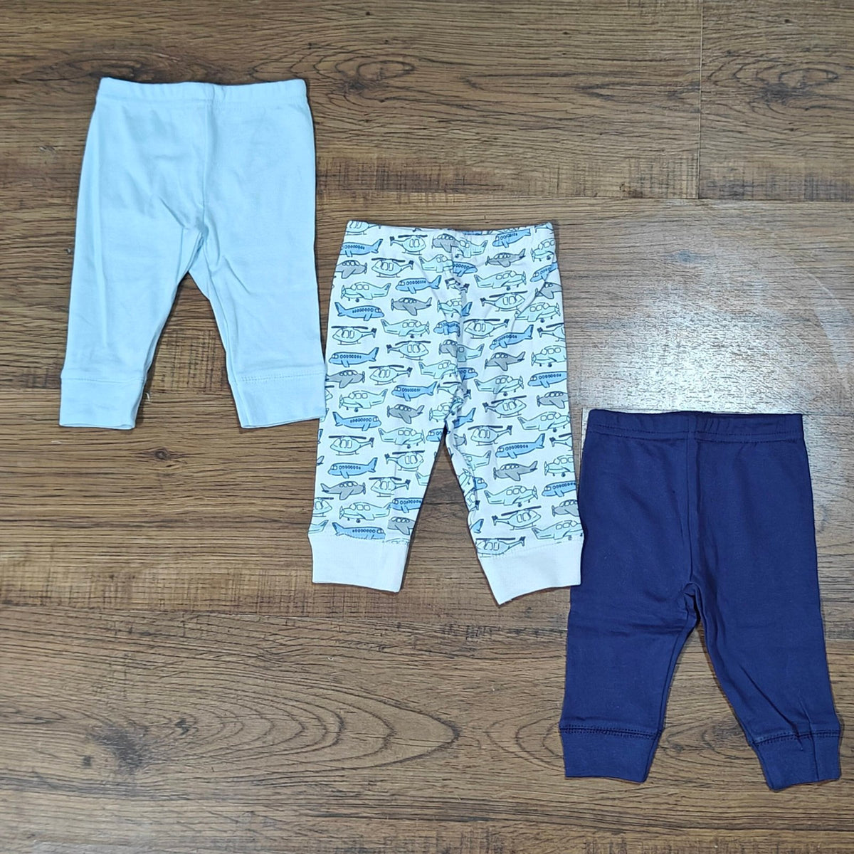 3-Piece Baby Cotton Leggings Set
