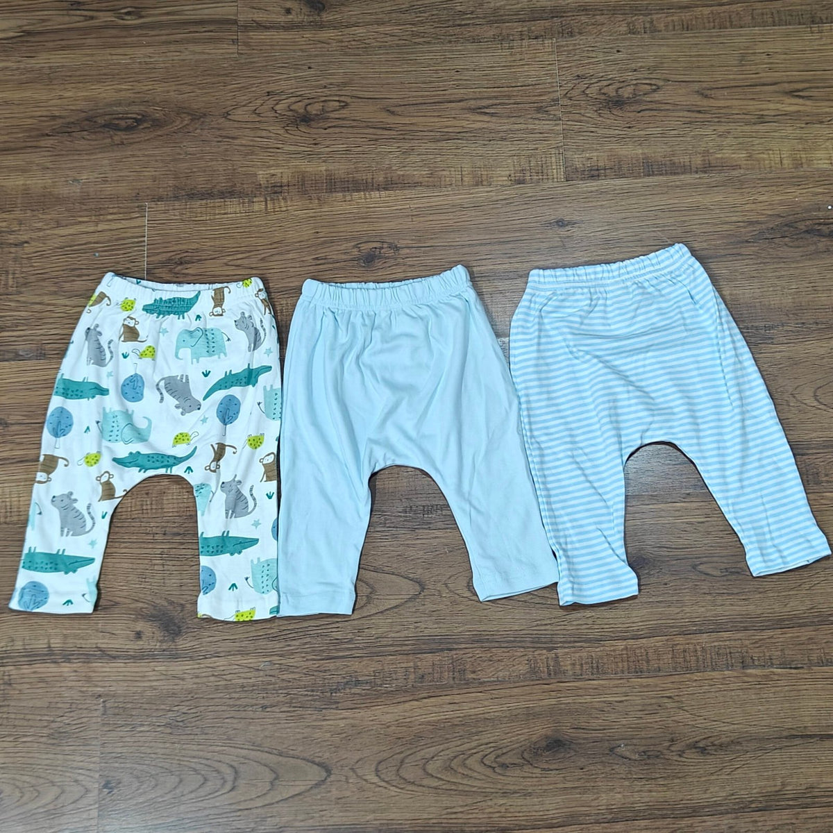 3-Piece Baby Cotton Leggings Set