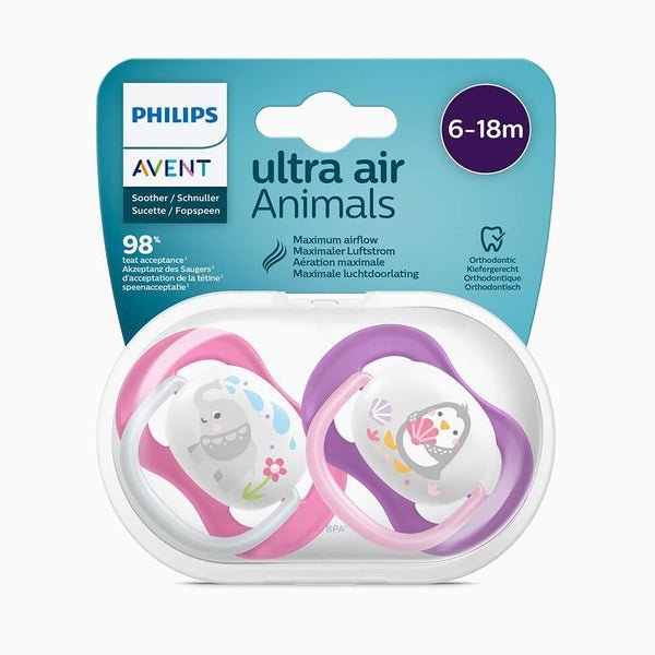 Avent Soother Ultra Air Animals 6_18m