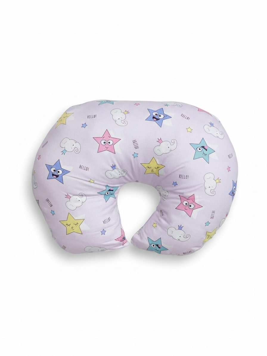 Versatile Crescent-Shaped Pillow