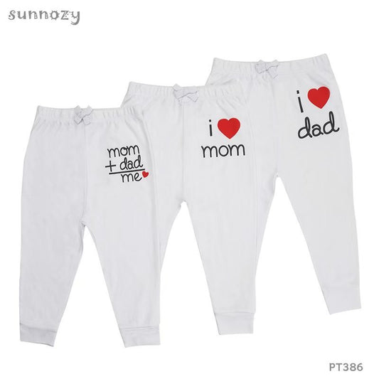 3-Pack Cotton Baby Pants