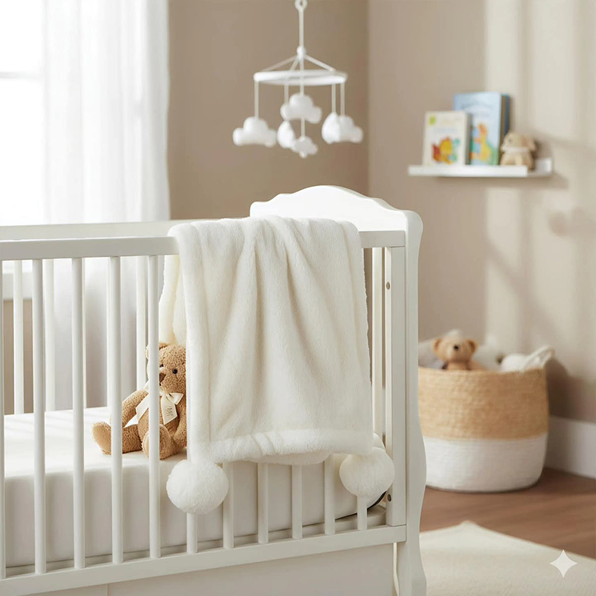 Little Celebrity Faux Fur Baby Blanket