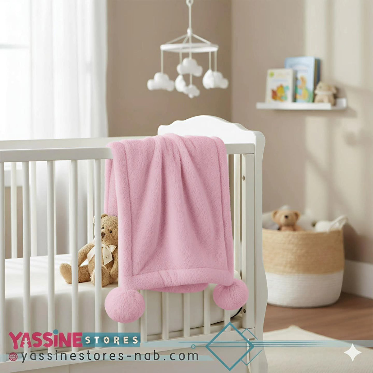 Little Celebrity Faux Fur Baby Blanket