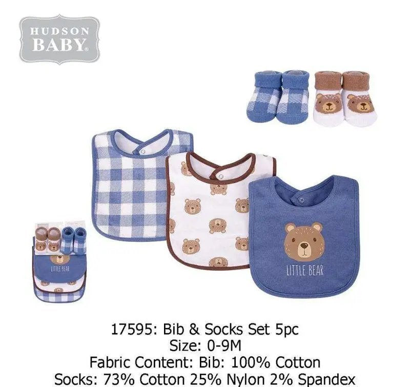 Cotton Bibs With Socks