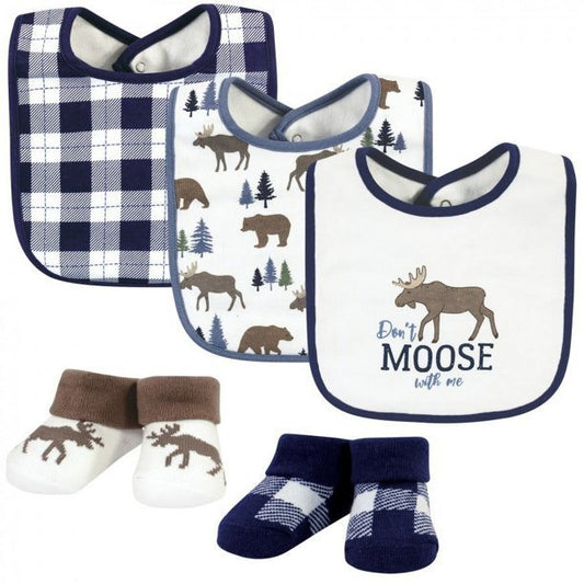 Cotton Bibs With Socks