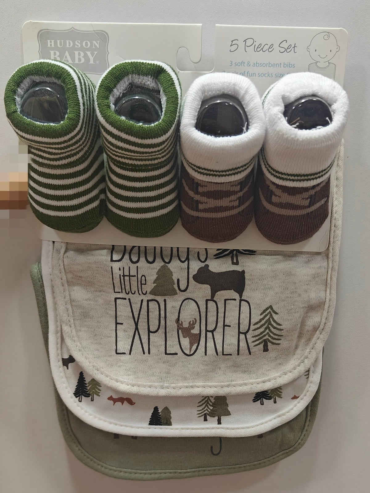 Cotton Bibs With Socks