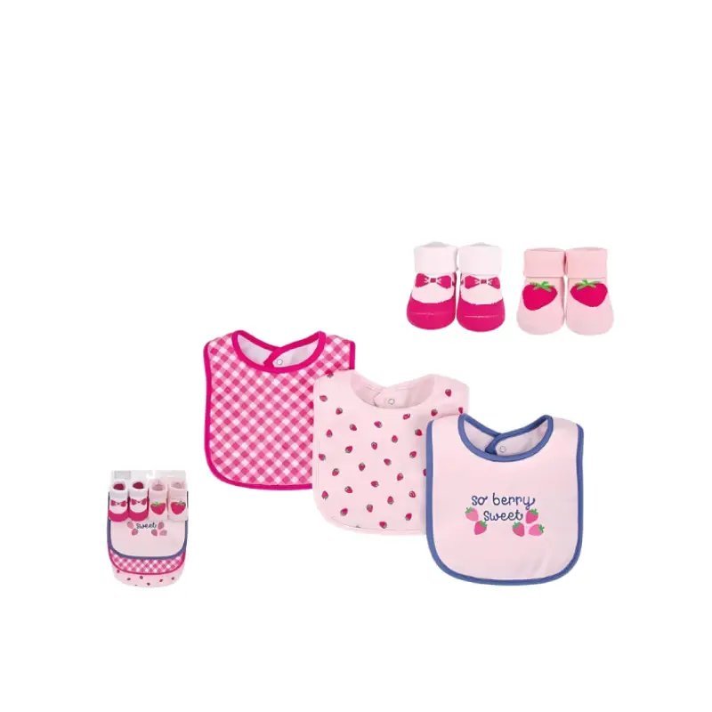 Cotton Bibs With Socks