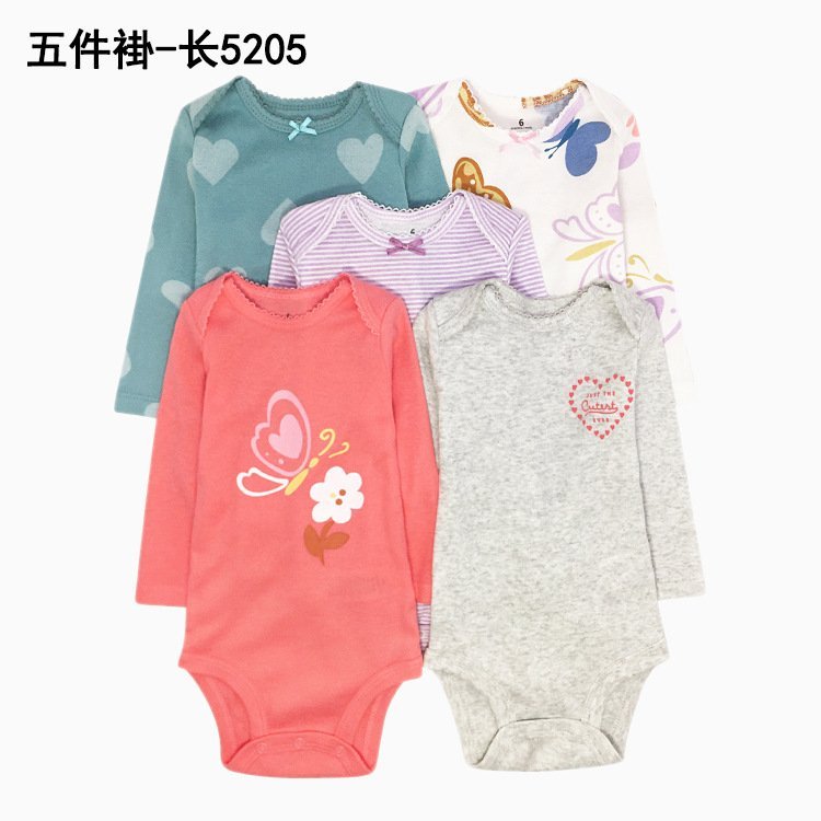 Soft Cotton Long-Sleeve Bodysuit Set