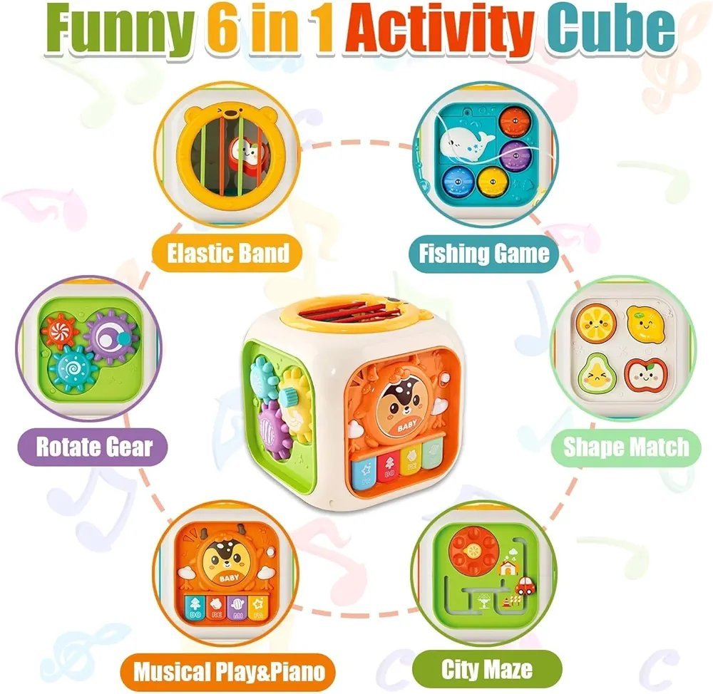 Musical Cube Play 6in1