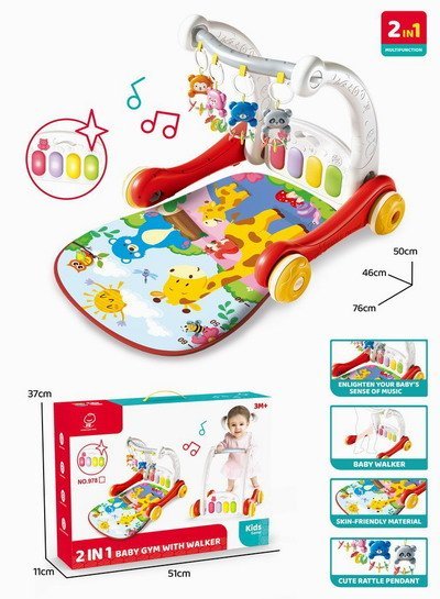 Baby Gym With Walker 2in1