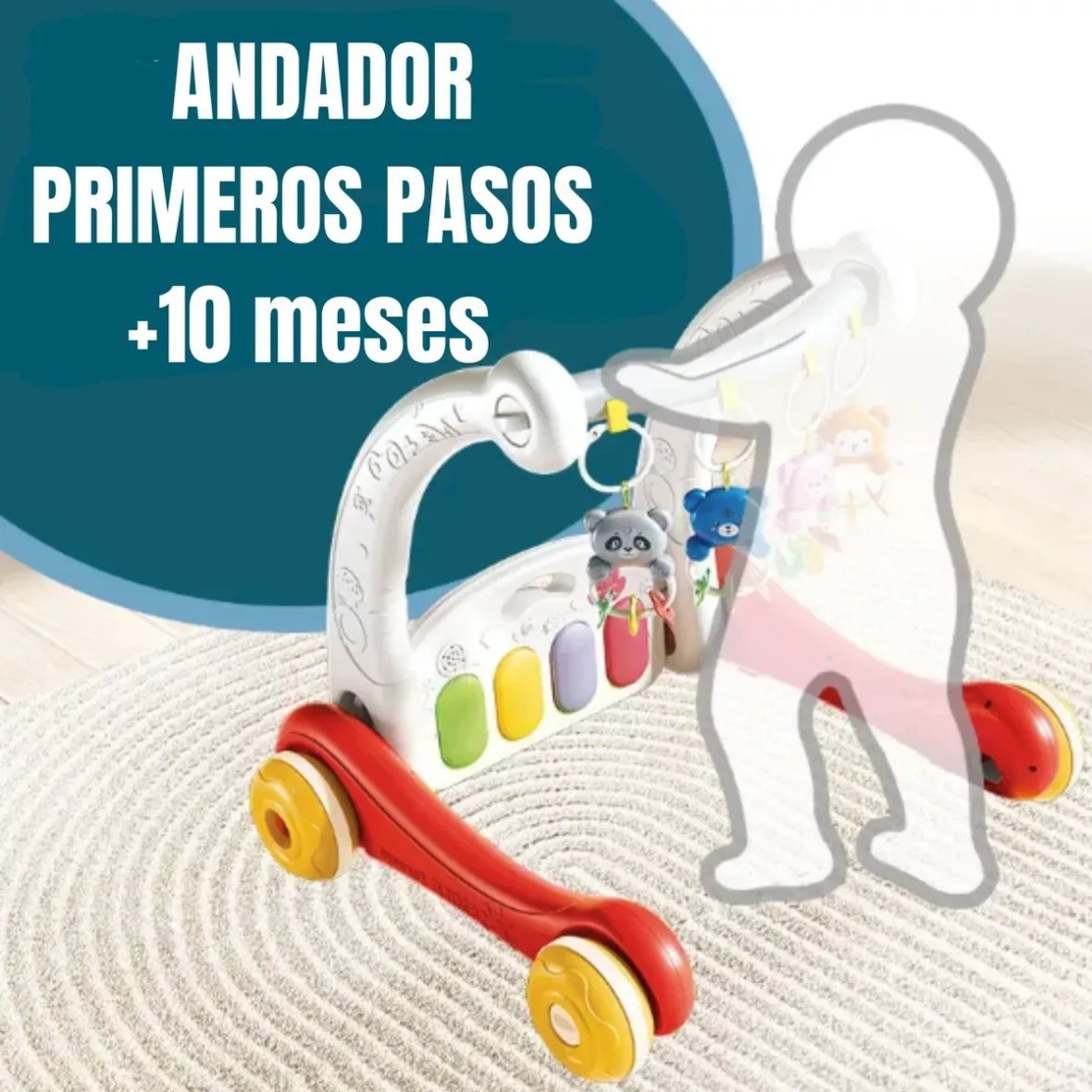 Baby Gym With Walker 2in1