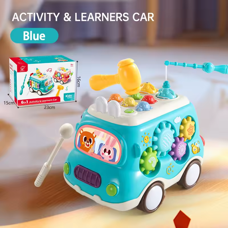 Kids Activity &amp; Learners Car 6in1