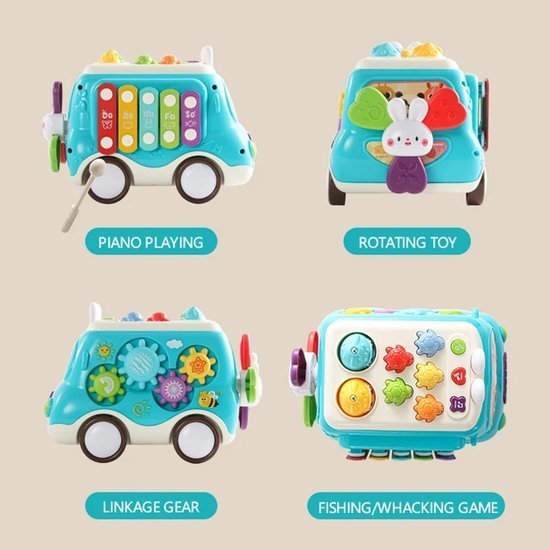 Kids Activity &amp; Learners Car 6in1