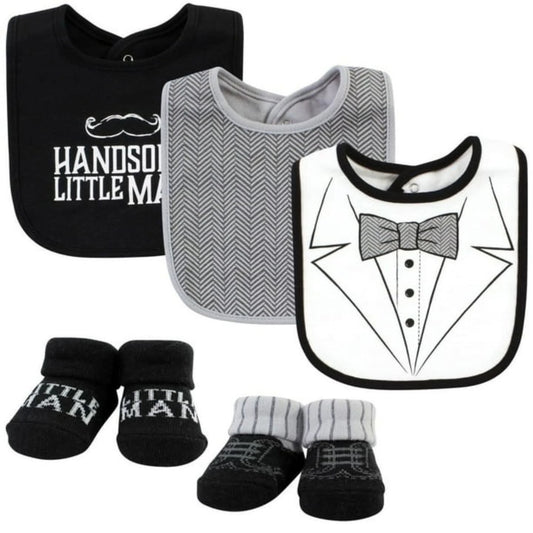 Cotton Bibs With Socks