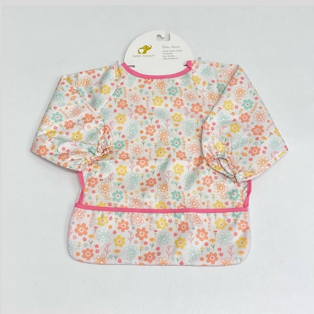 Long-Sleeved Baby Bib