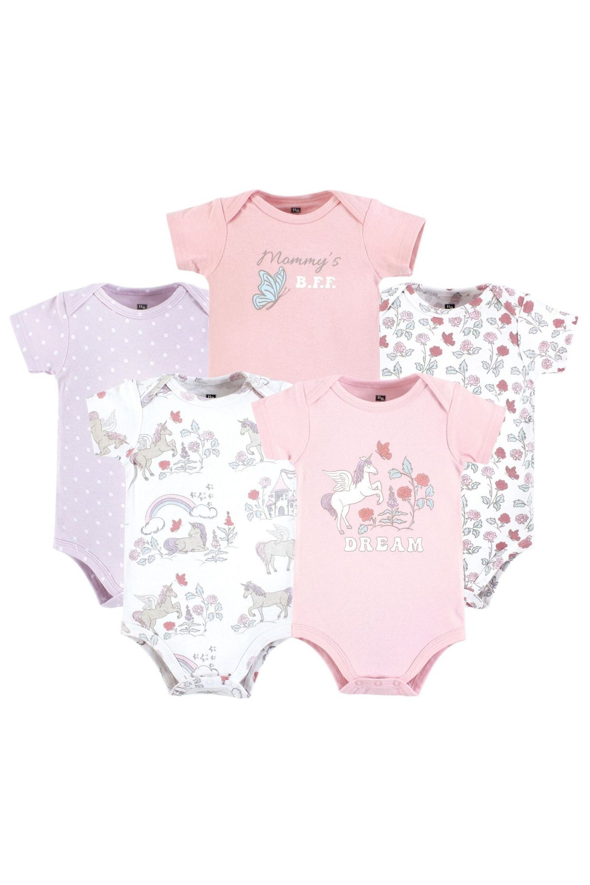Cotton Baby Bodysuit Set