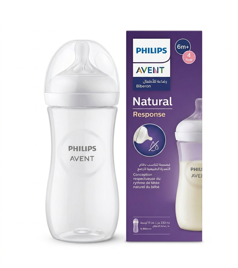 Philips Avent Natural Response Baby Bottle (330 ml / 11 oz)