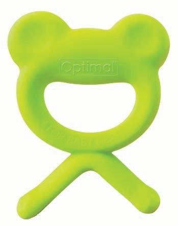 Optimal Rubber Frog Shape Baby Teether