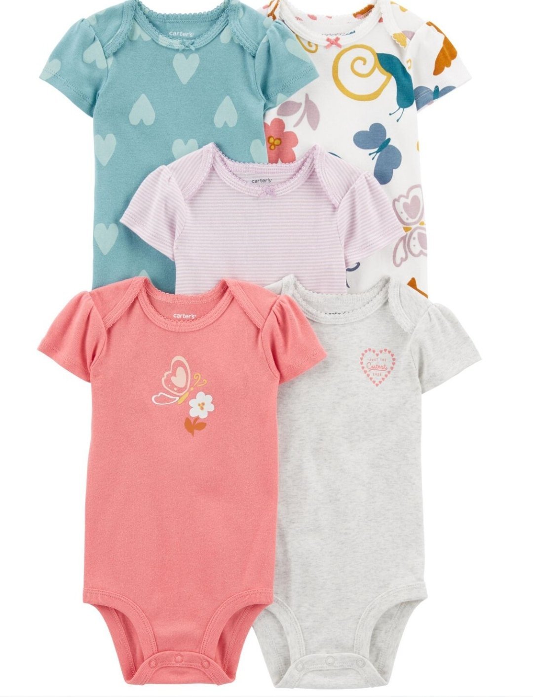 Cotton Baby Bodysuit Set