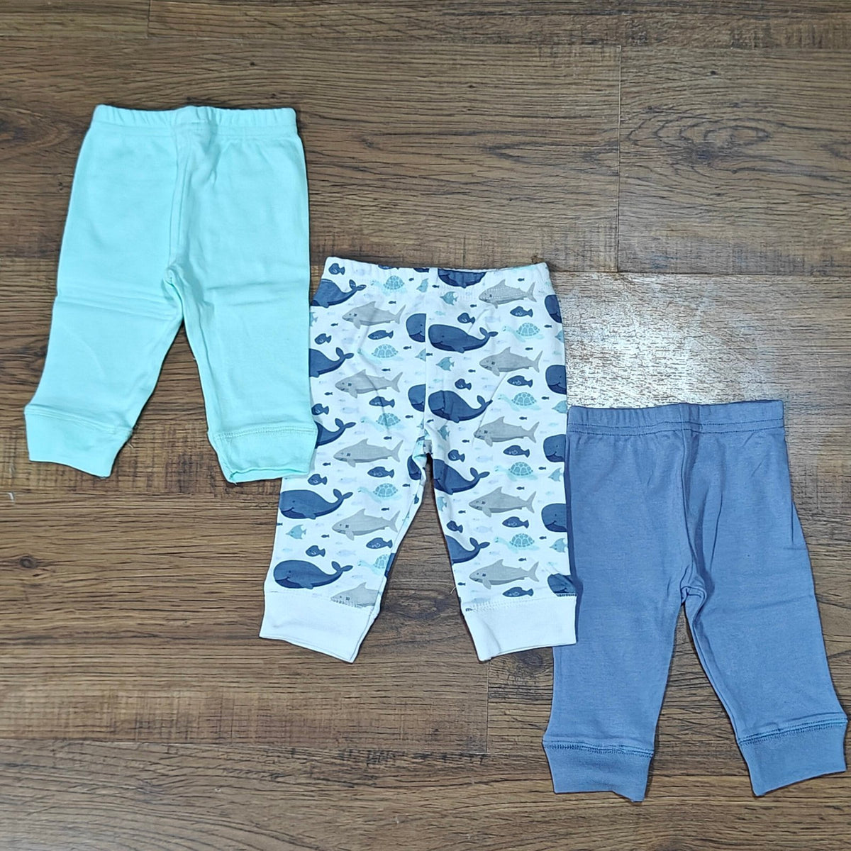3-Piece Baby Cotton Leggings Set