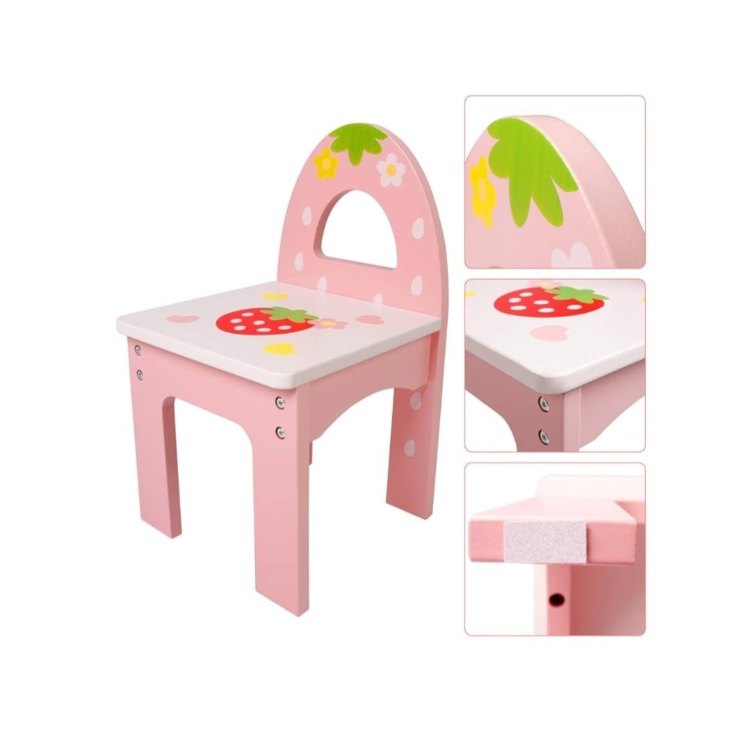Sweet Strawberry Wooden Toddler Chair