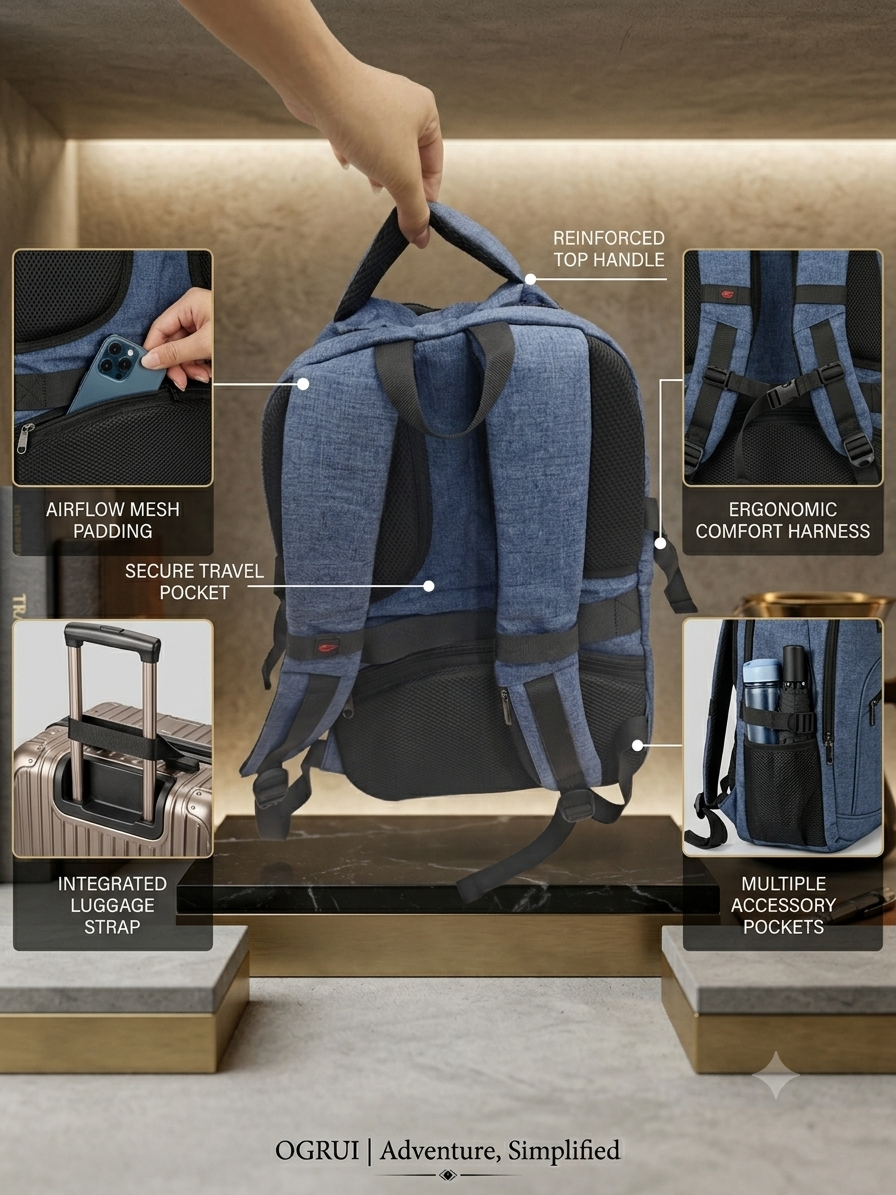 OGRUI Everyday &amp; Travel Backpack