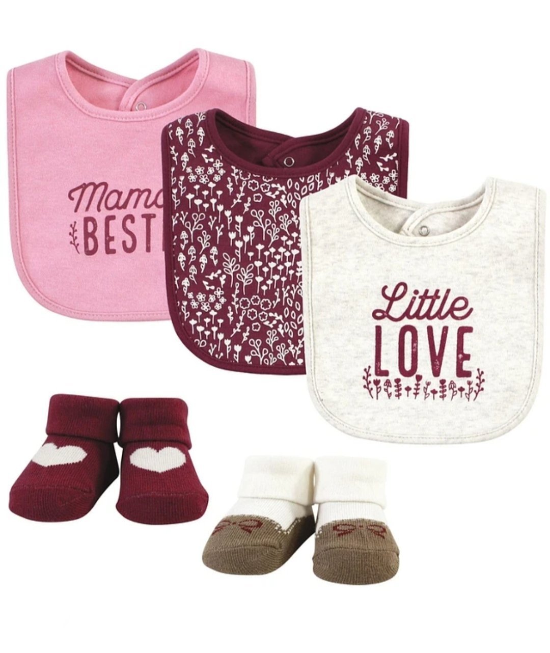 Cotton Bibs With Socks
