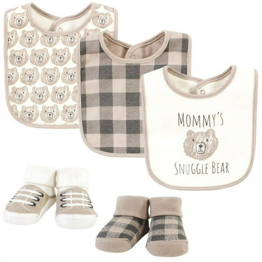 Cotton Bibs With Socks