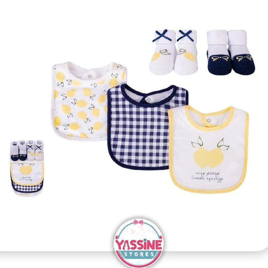 Cotton Bibs With Socks