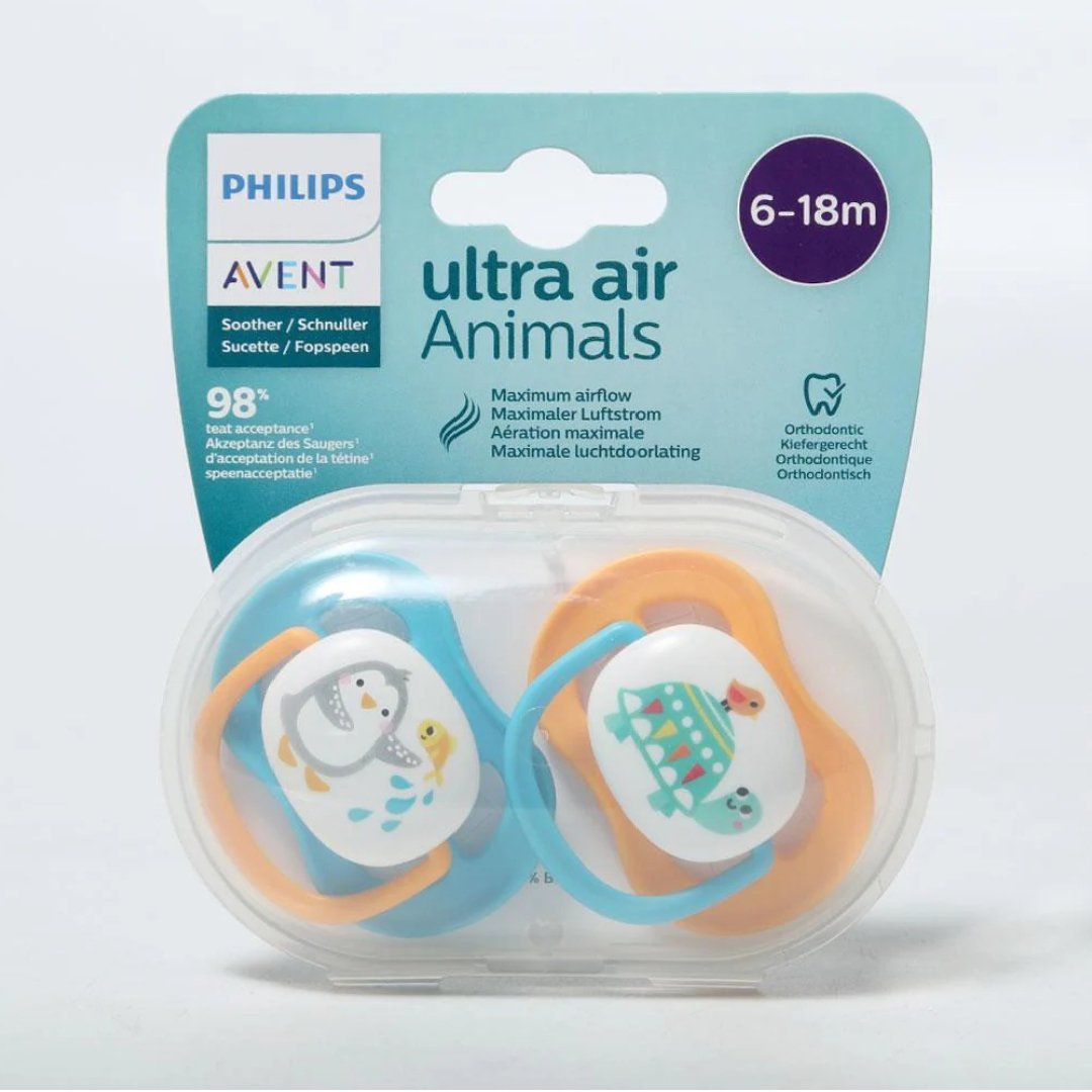 Avent Soother Ultra Air Animals 6-18m