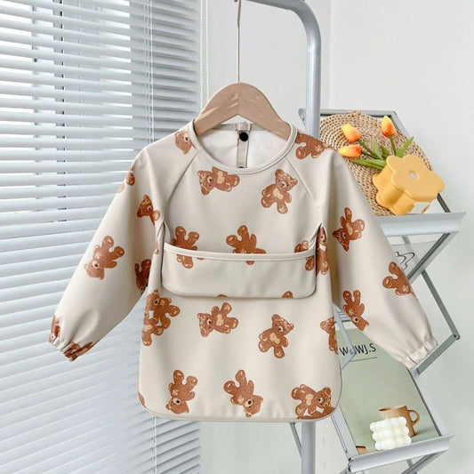 Long-Sleeved Baby Bib