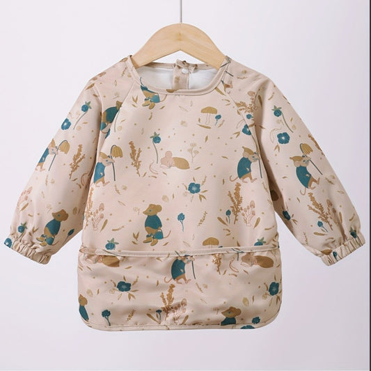 Long-Sleeved Baby Bib