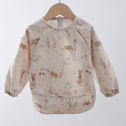Long-Sleeved Baby Bib