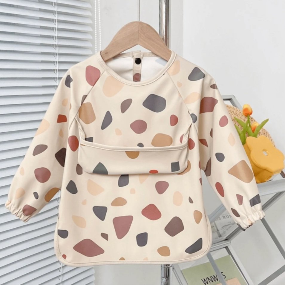 Long-Sleeved Baby Bib