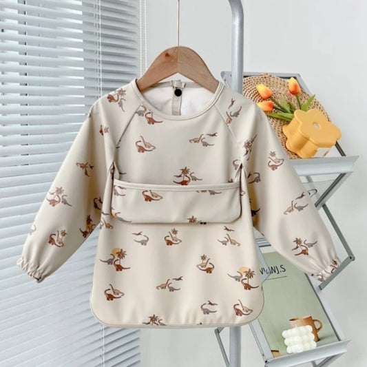 Long-Sleeved Baby Bib