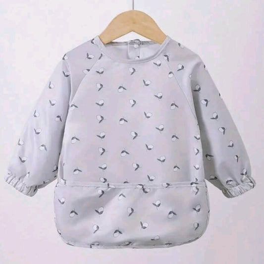 Long-Sleeved Baby Bib