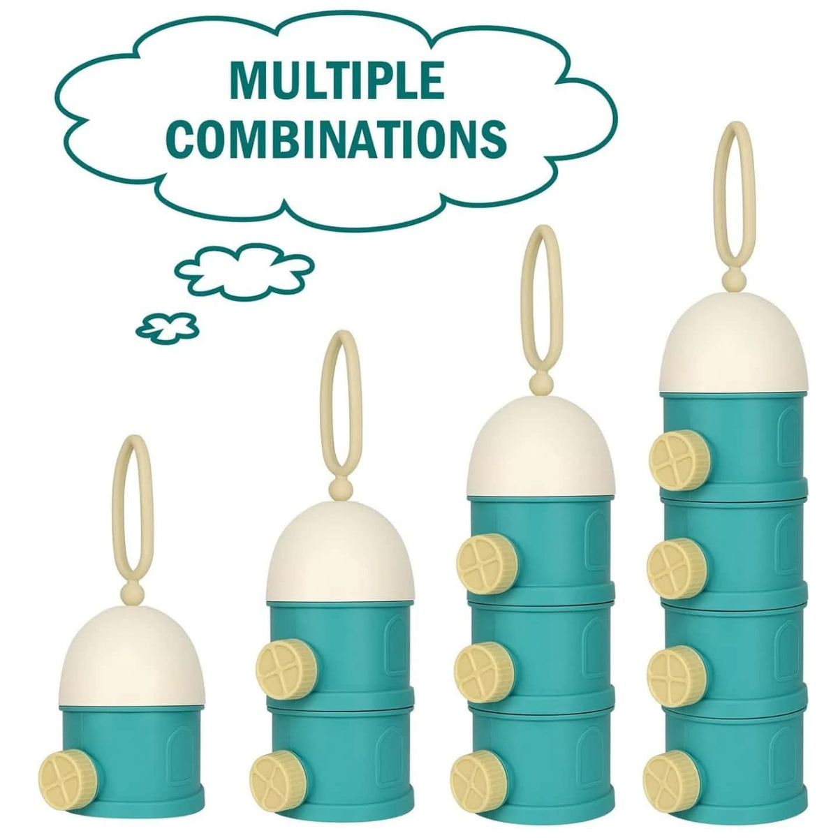 Travel Formula Milk Container (4 Layers)