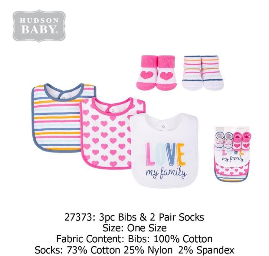 Cotton Bibs With Socks