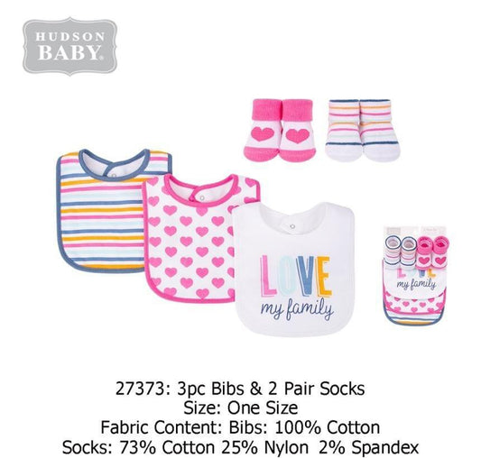 Cotton Bibs With Socks