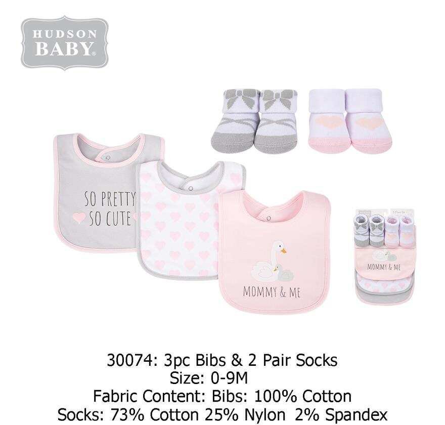 Cotton Bibs With Socks
