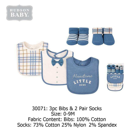 Cotton Bibs With Socks
