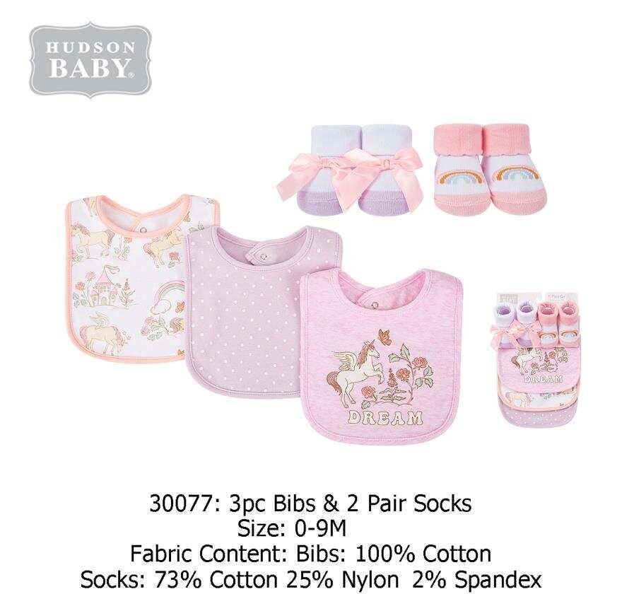 Cotton Bibs With Socks