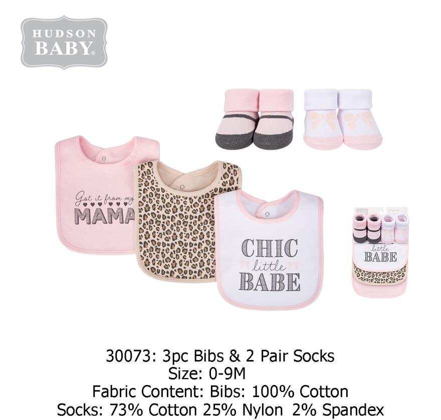 Cotton Bibs With Socks