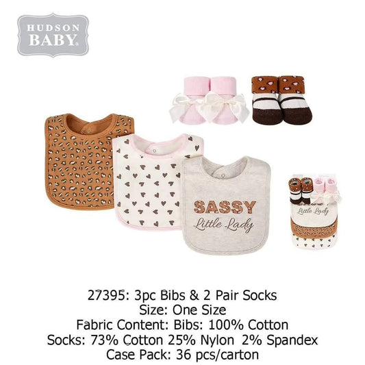 Cotton Bibs With Socks