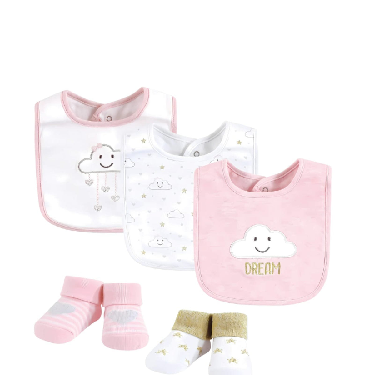 Cotton Bibs With Socks
