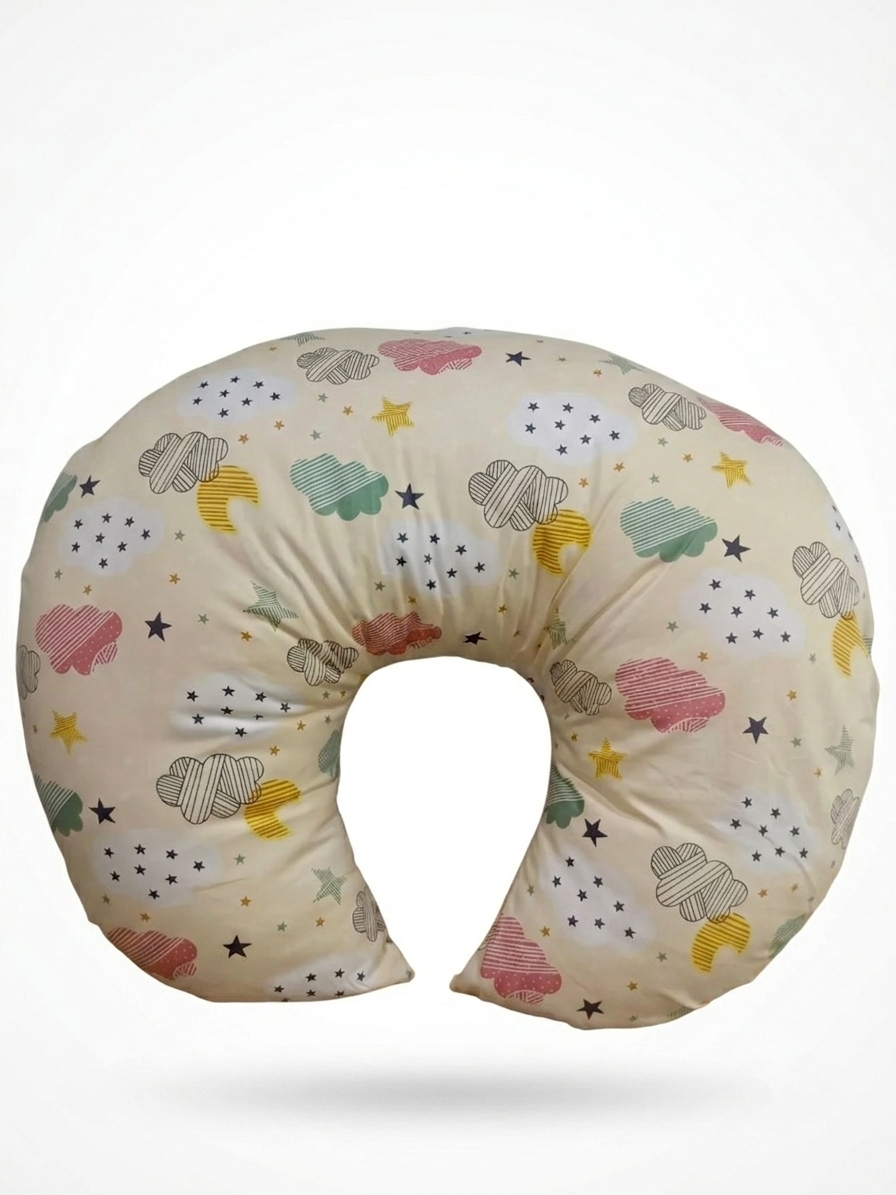 Versatile Crescent-Shaped Pillow