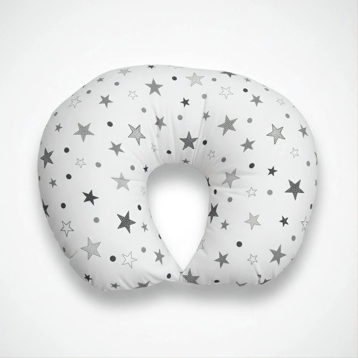 Versatile Crescent-Shaped Pillow