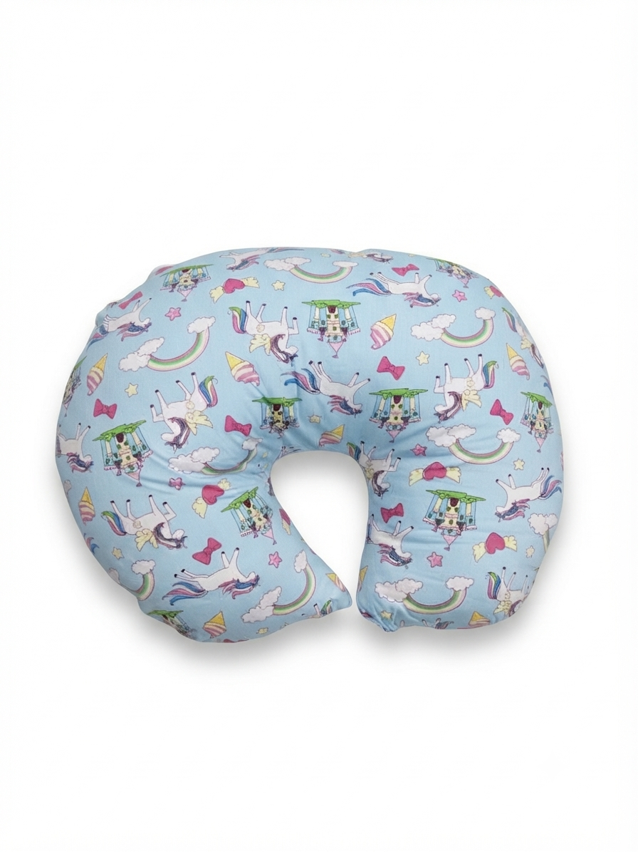 Versatile Crescent-Shaped Pillow